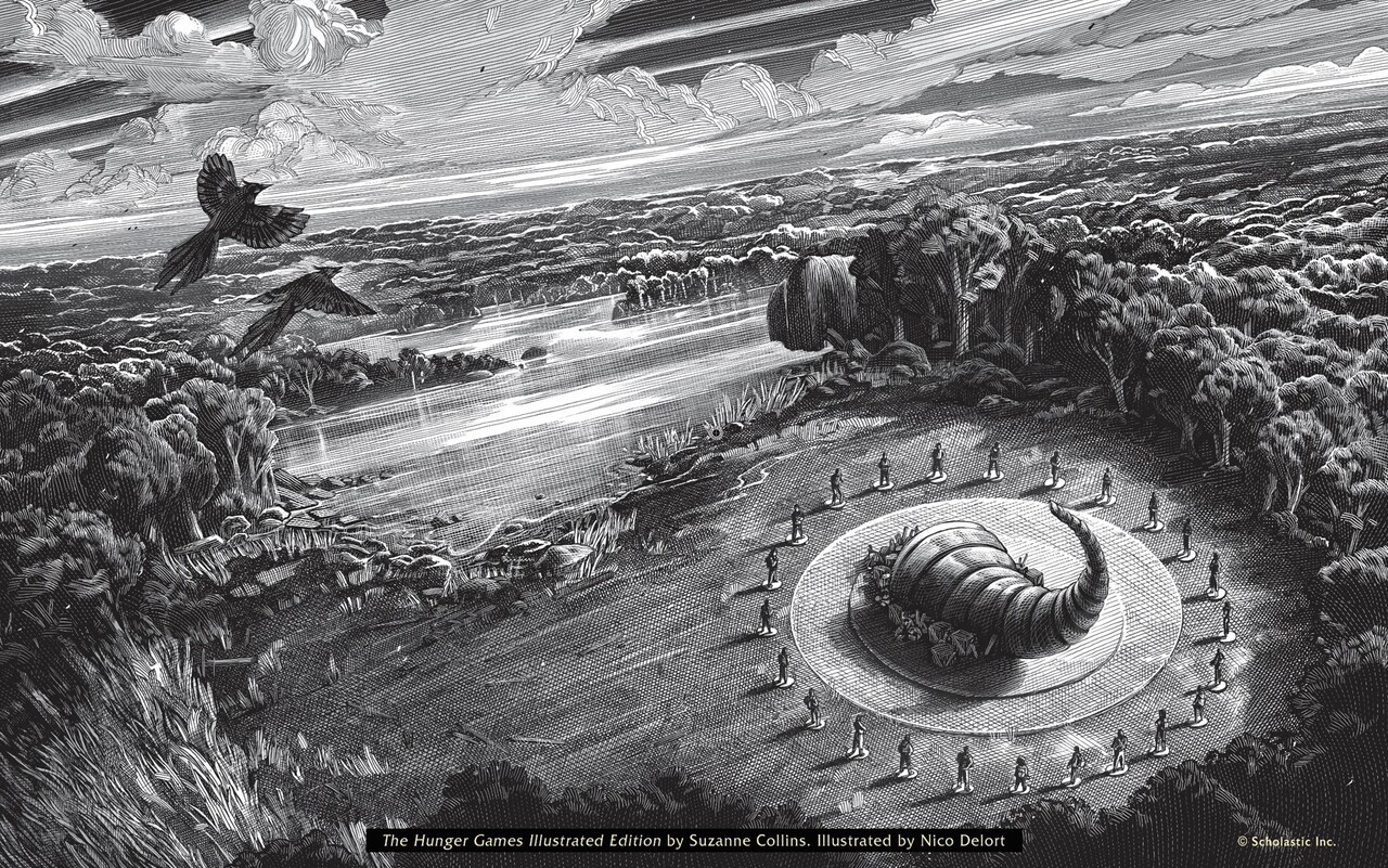 Hunger Games Illustrated Cornucopia